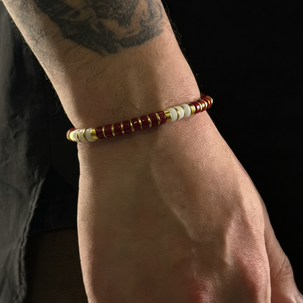 Switzerland Beaded Bracelet