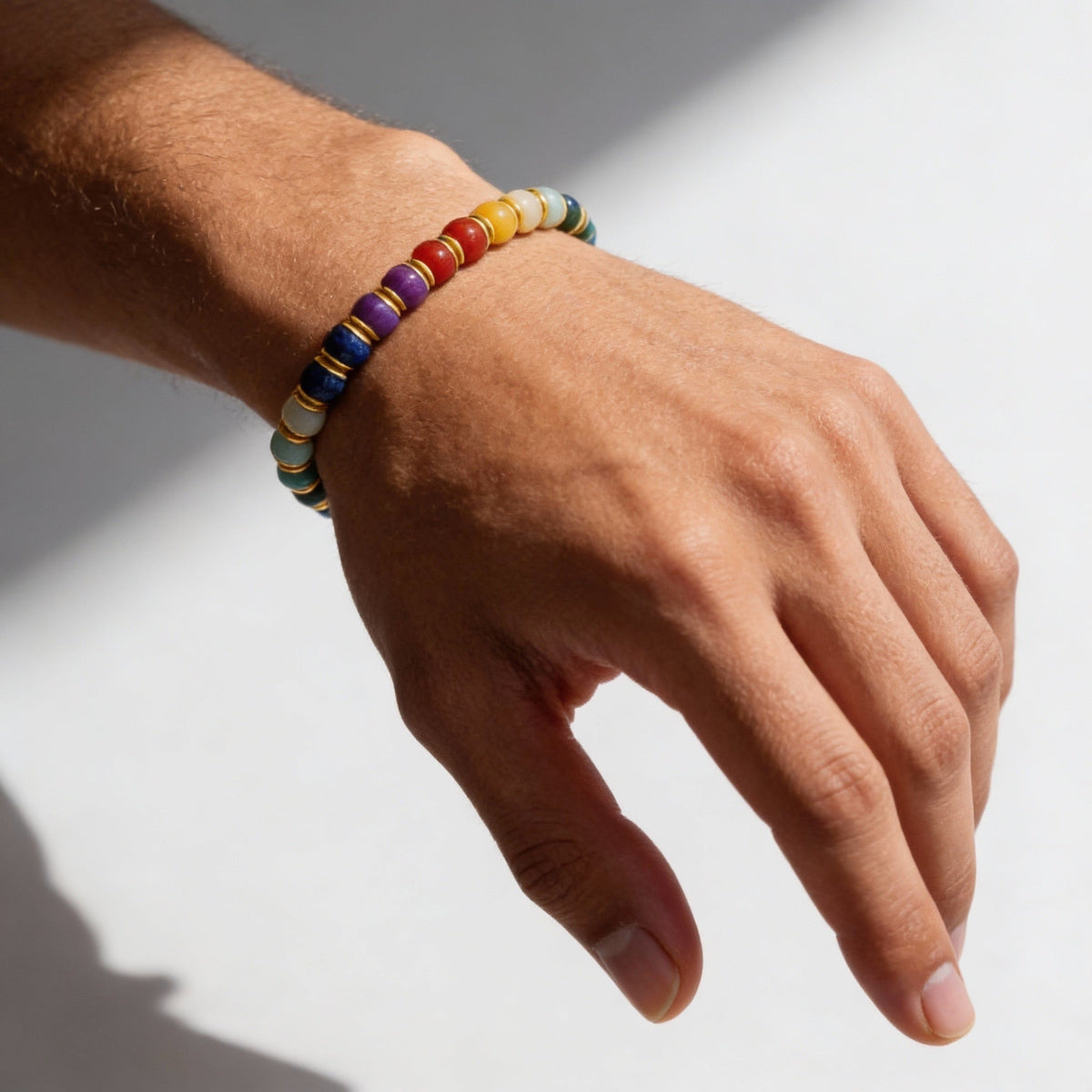 Rainbow Spectrum Multi-Gemstone Bracelet