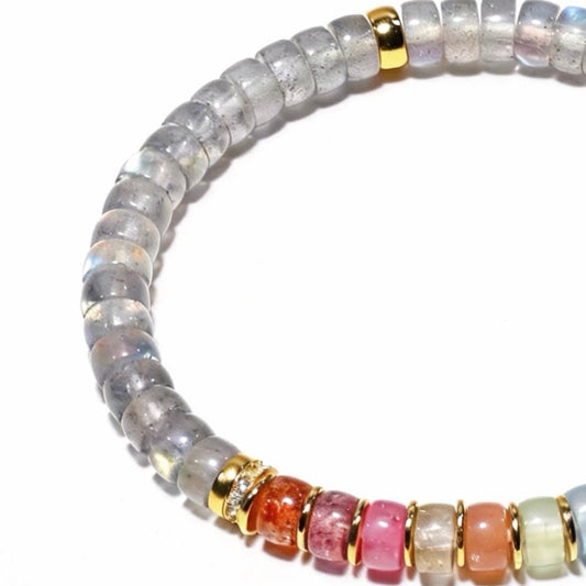 Iridescent Spectrum Crystal Bracelet