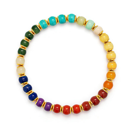 Rainbow Spectrum Multi-Gemstone Bracelet