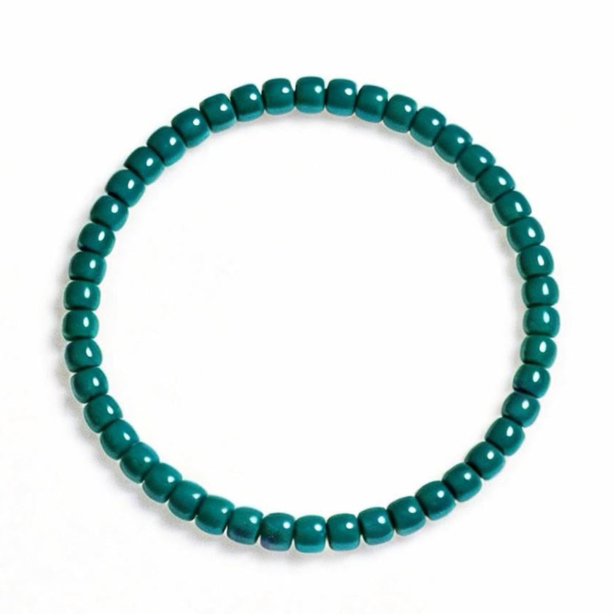 Minimal Turquoise Bead Bracelet
