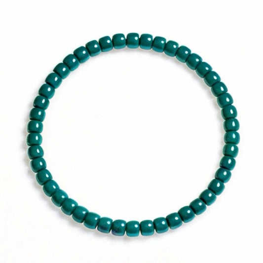 Minimal Turquoise Bead Bracelet
