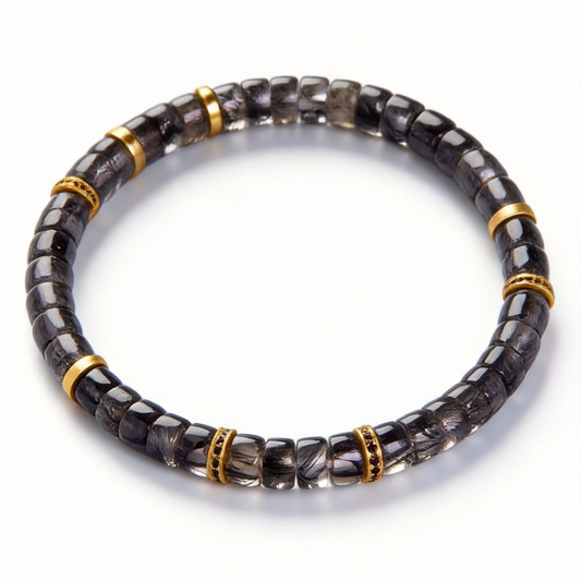 Stormglass Crystal Disc Bracelet