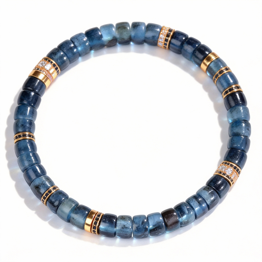 Tideglass Aquamarine Crystal Bracelet