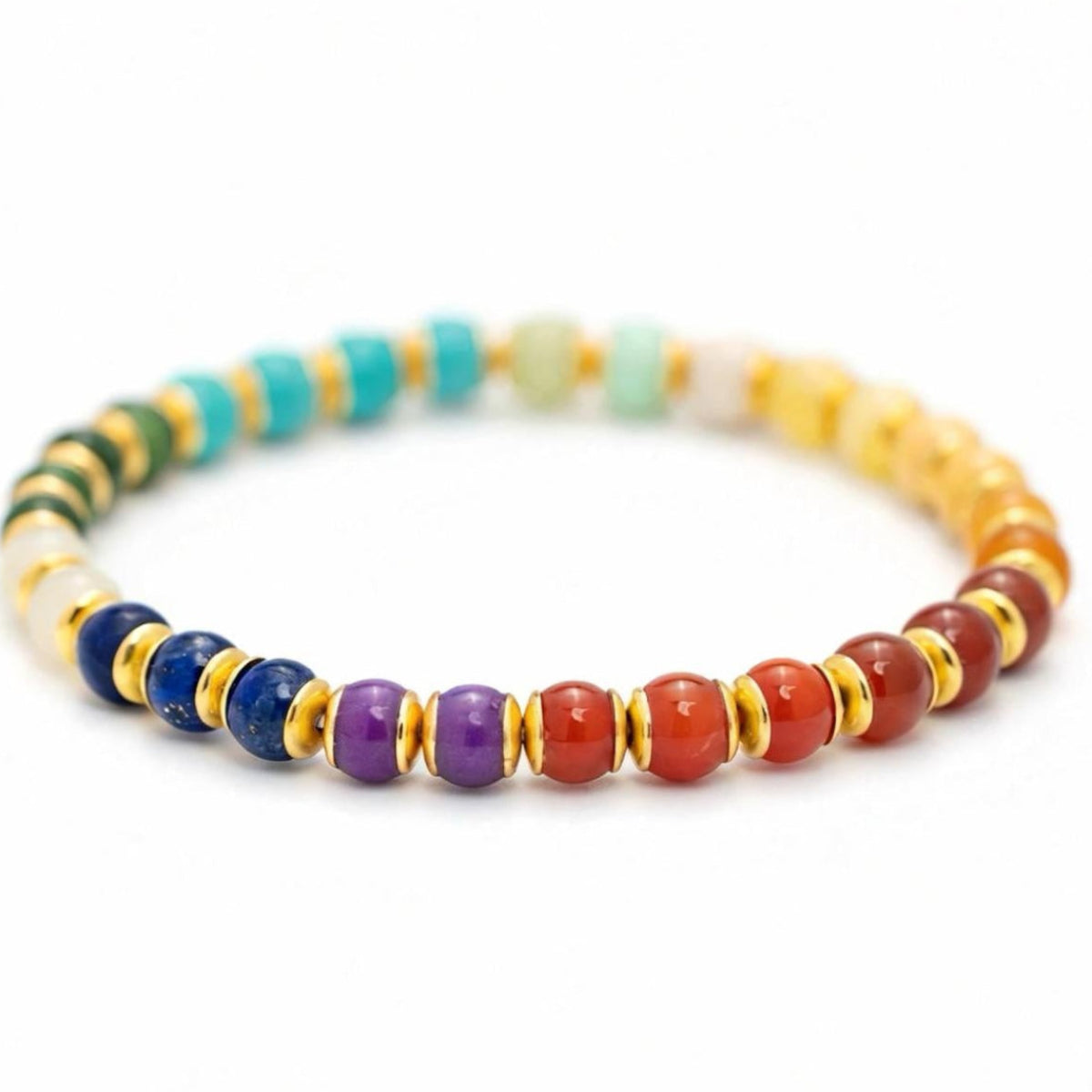Rainbow Spectrum Multi-Gemstone Bracelet