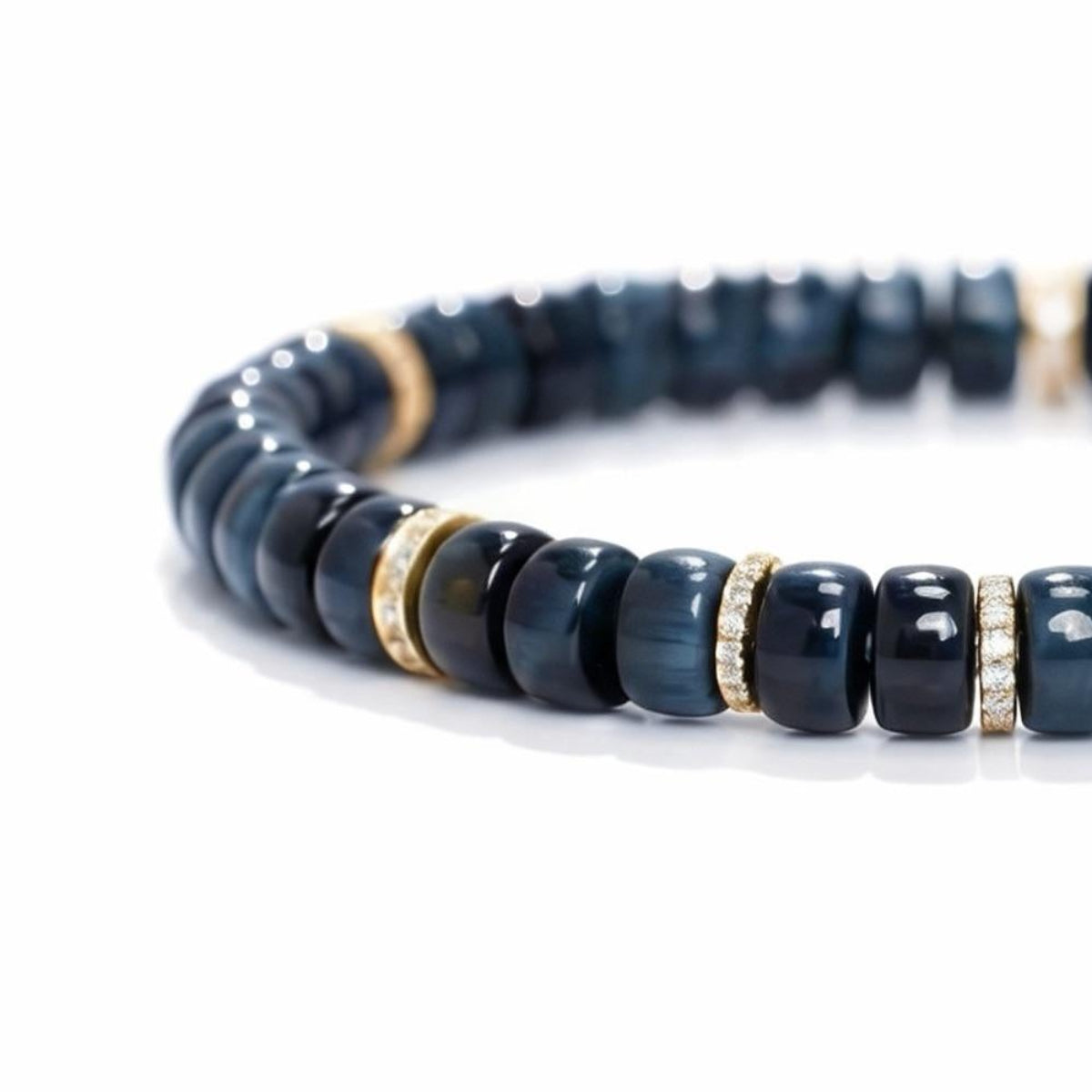 Deep Current Blue Crystal Bracelet