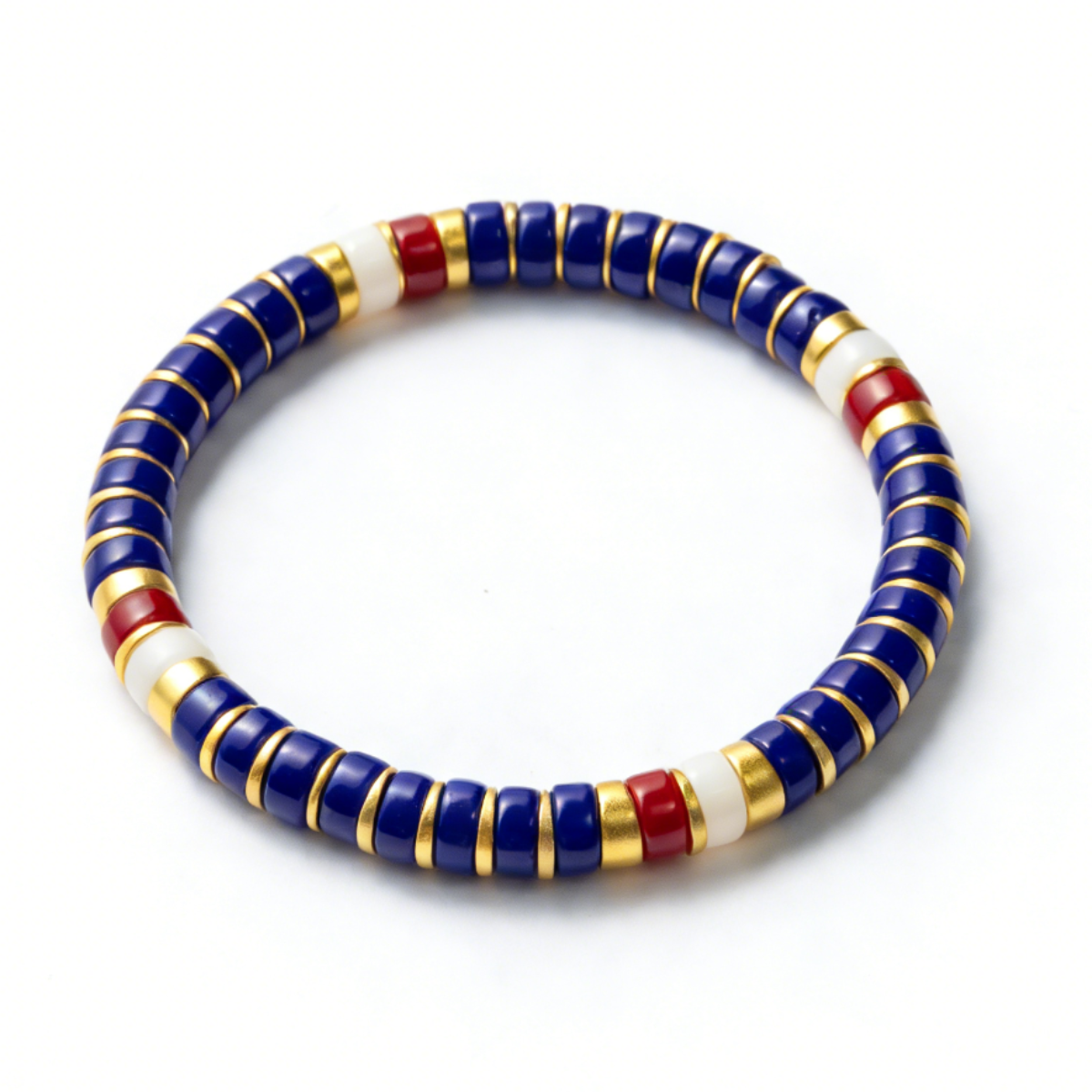 France Beaded Bracelet