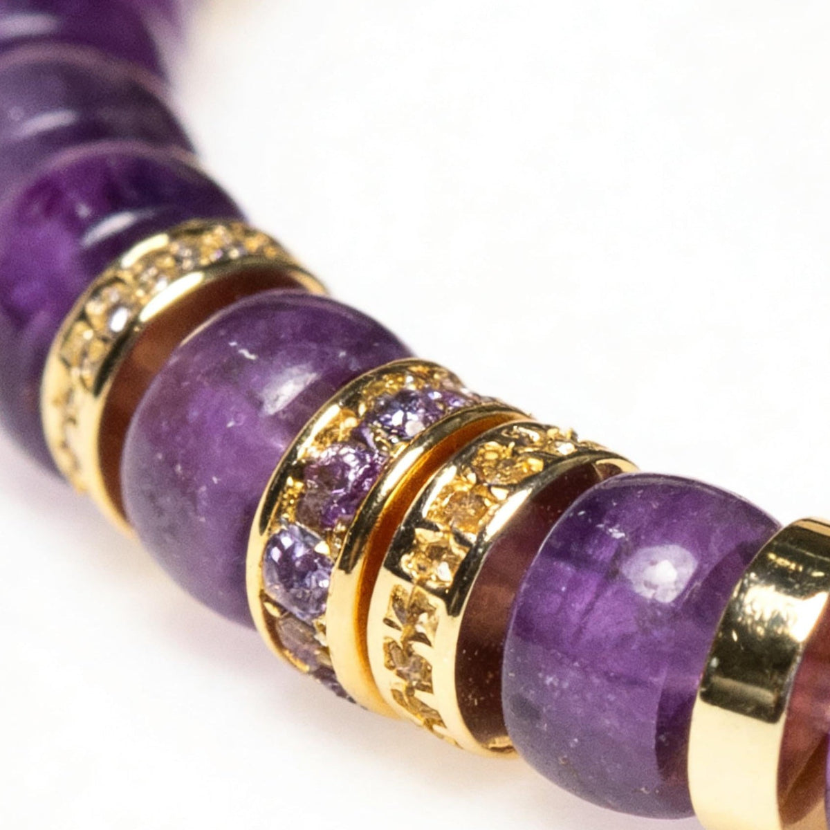 Violet Aura Crystal Bracelet