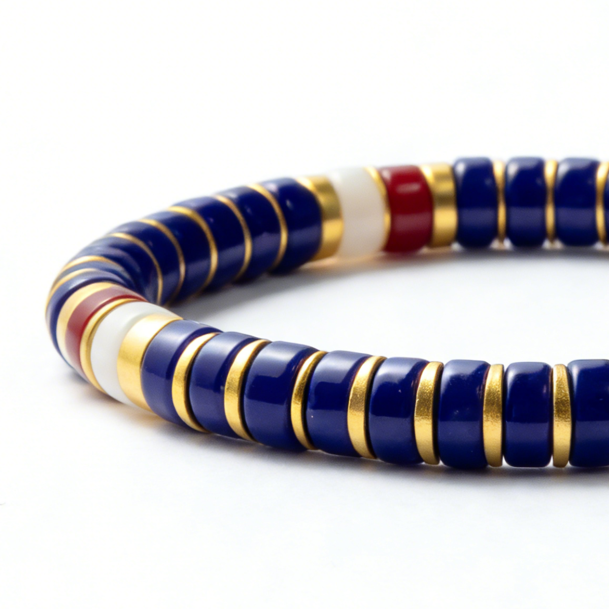 France Beaded Bracelet