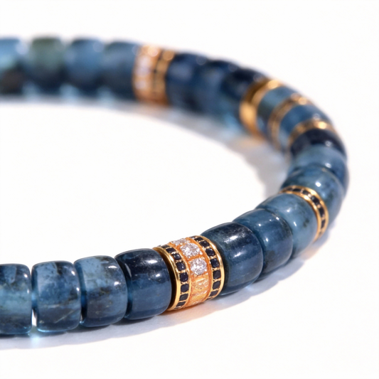 Tideglass Aquamarine Crystal Bracelet