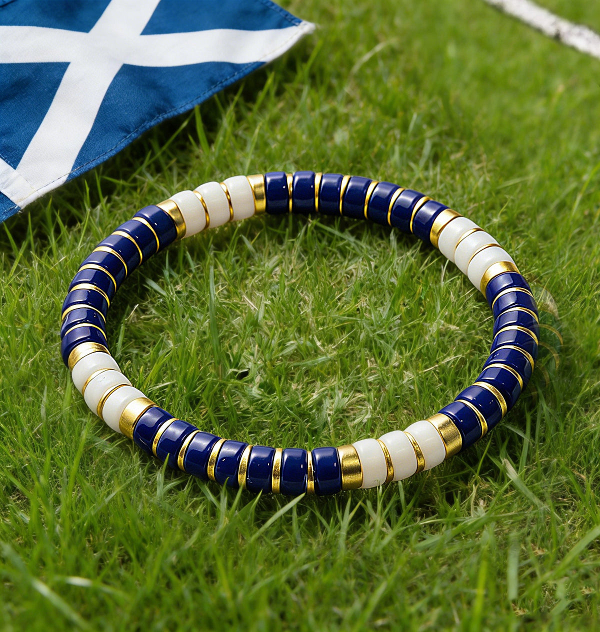 Scotland Beaded Bracelet