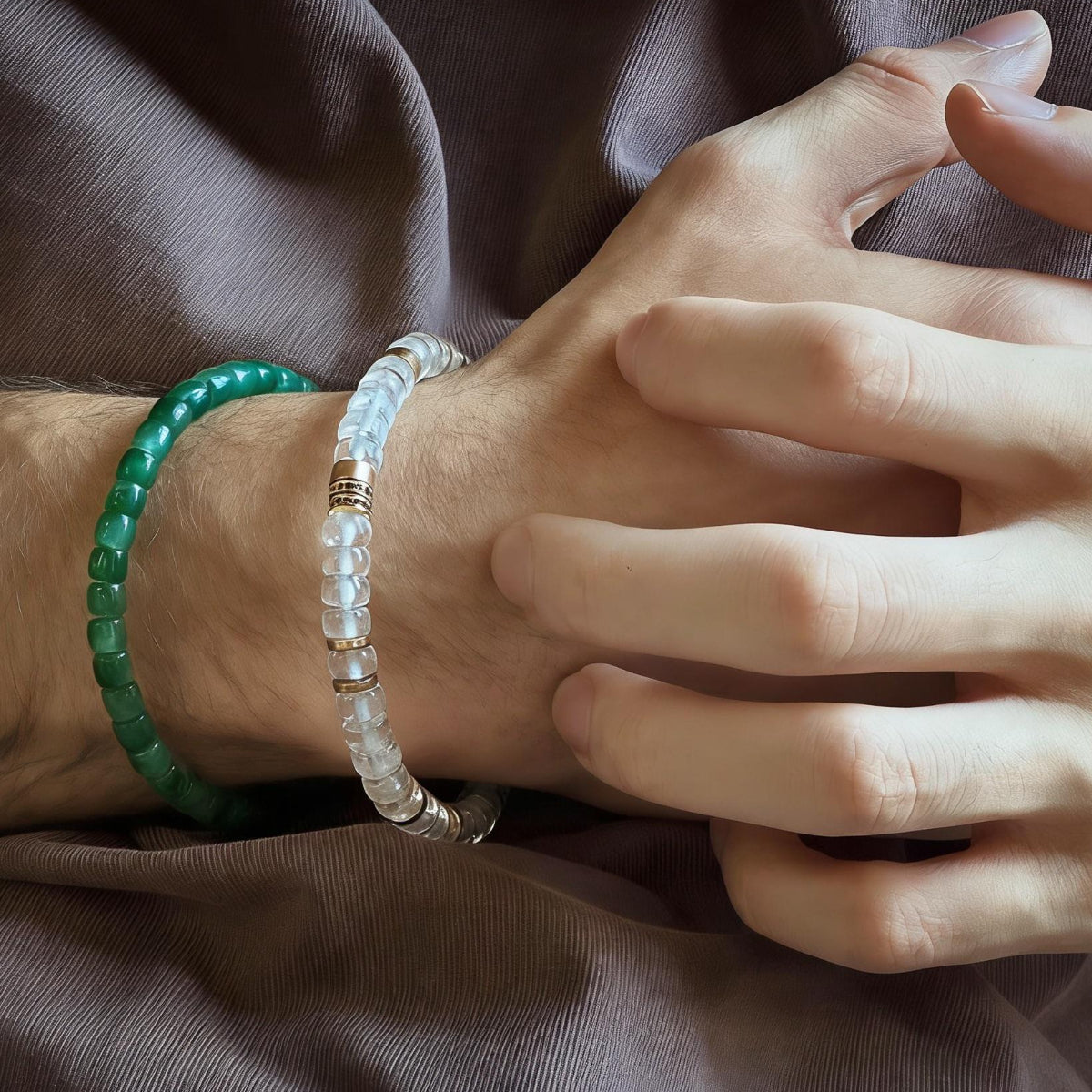Frostglint Crystal  Bracelet