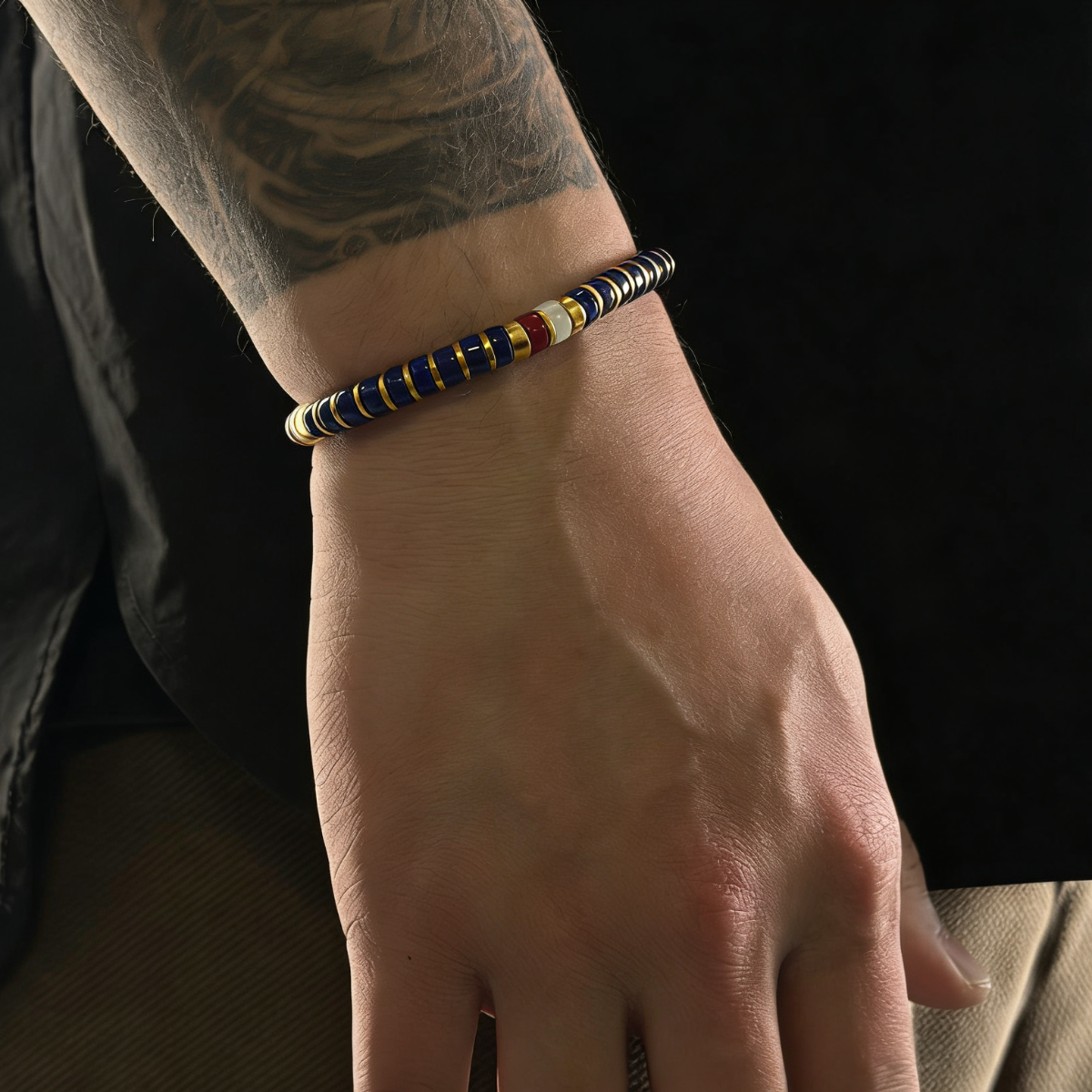 France Beaded Bracelet